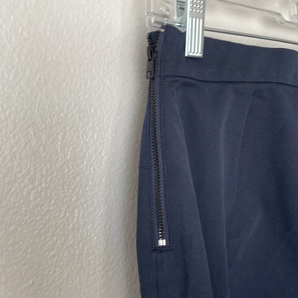 Everlane Curvy Side-Zip Stretch Ankle Pant Slim Stretch Blue Size 2 - Picture 9 of 12